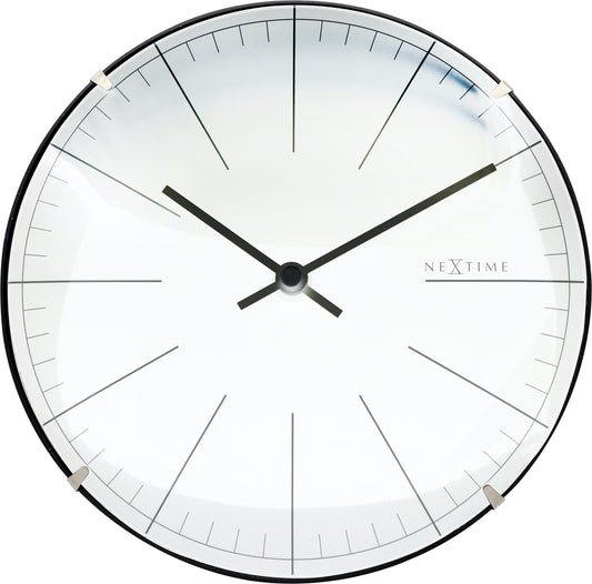 Stripe Mini Dome Wall Clock 20cm