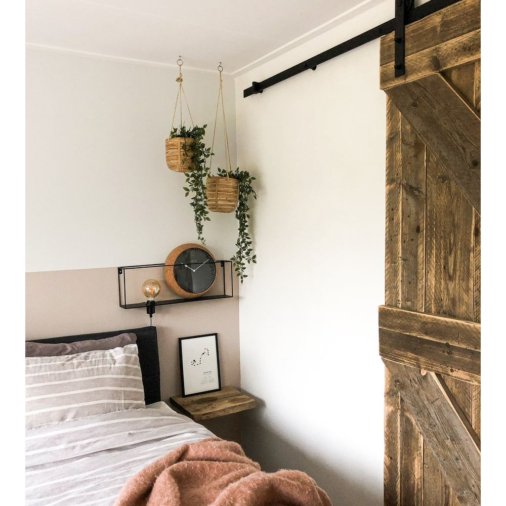 Grey Cork Wall Clock 30cm