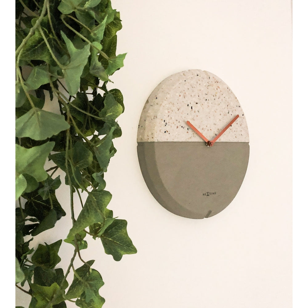Grey Conrazzo Wall Clock 32cm