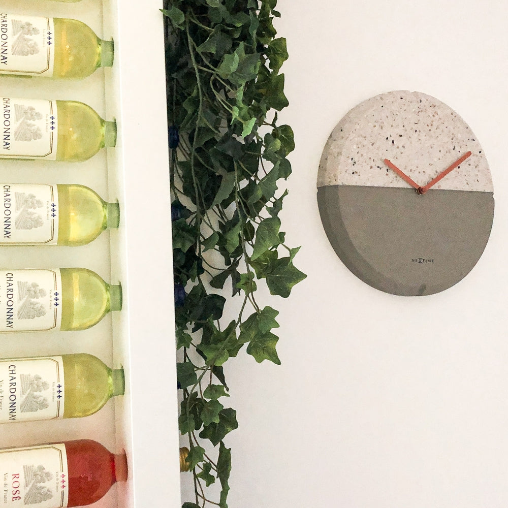 Grey Conrazzo Wall Clock 32cm