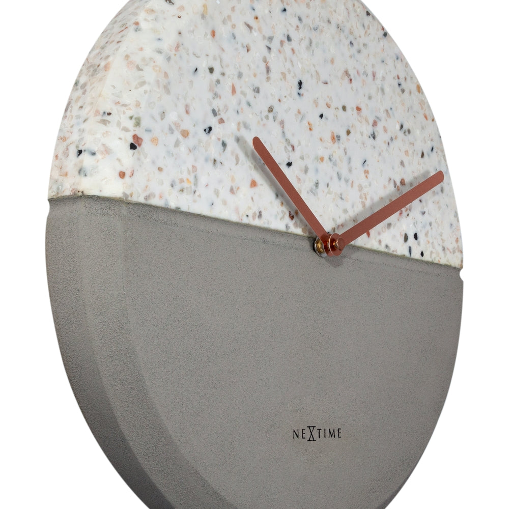Grey Conrazzo Wall Clock 32cm