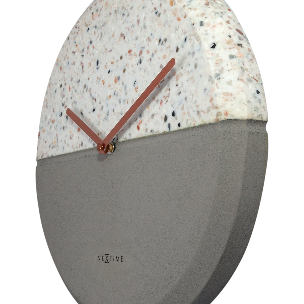 Grey Conrazzo Wall Clock 32cm