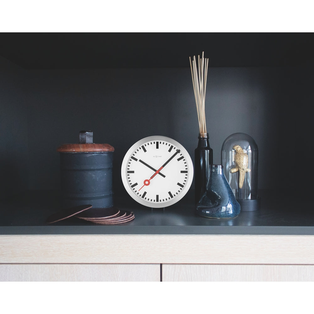 Station Stripe Wall Clock 19cm