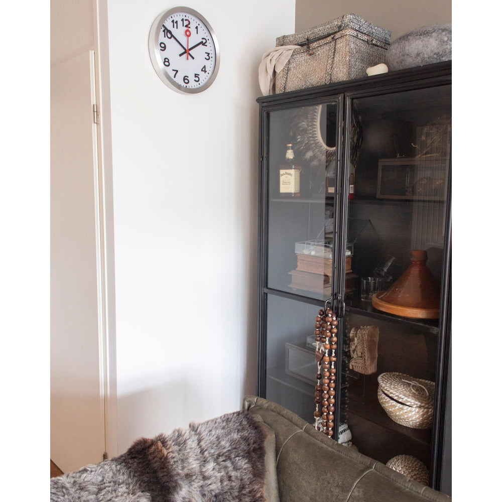 Station Numbers Wall Clock 34cm