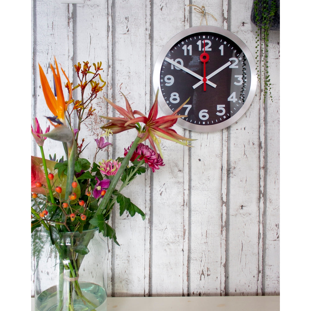 Station Numbers Wall Clock 35cm
