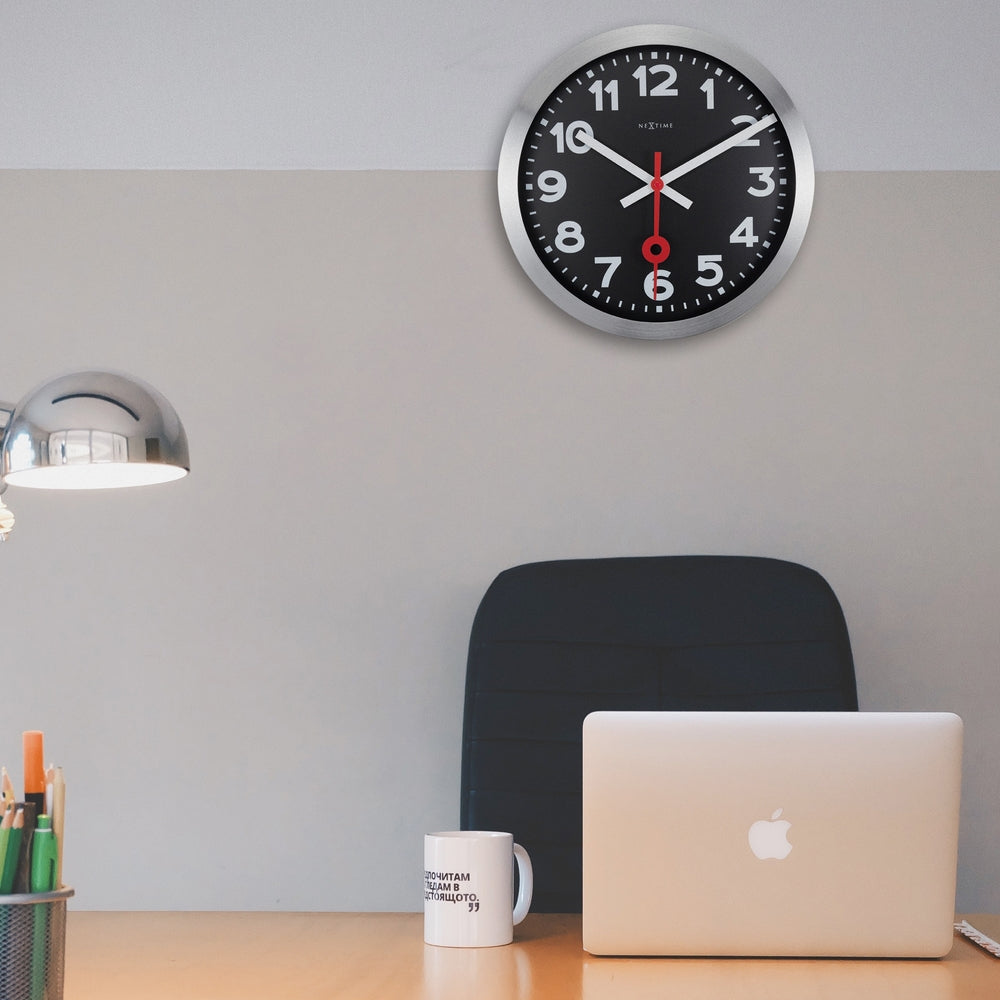 Station Numbers Wall Clock 35cm