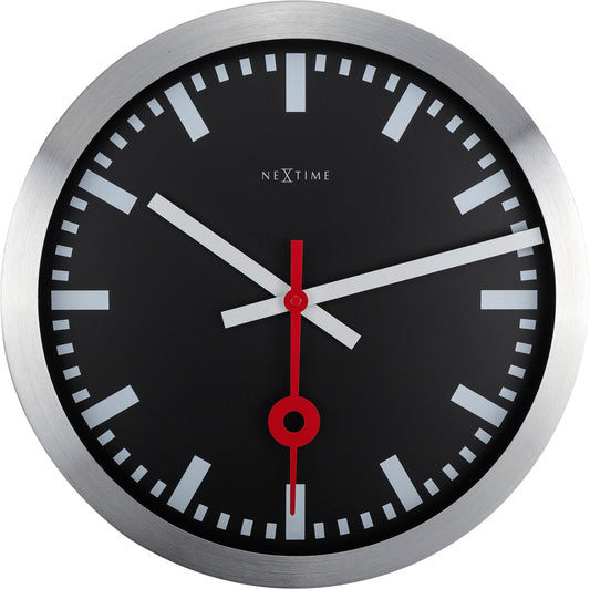 Station Stripe Wall Clock 35cm