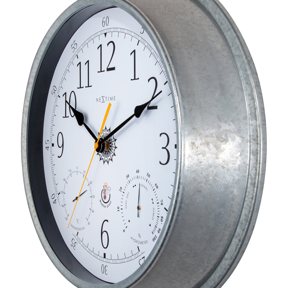 metal Tulip Wall Clock 40cm