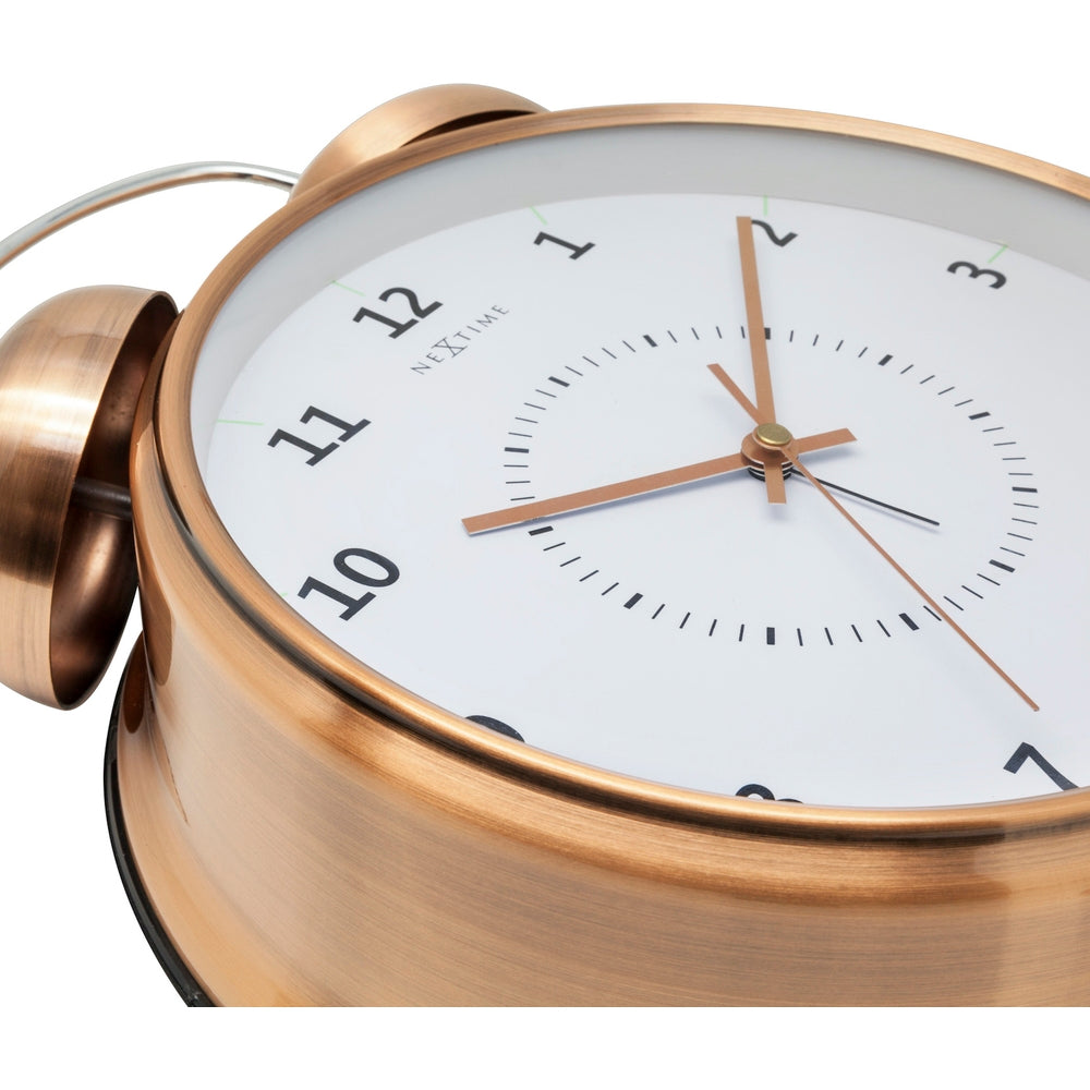 Wake Up Mantel Clock 23cm