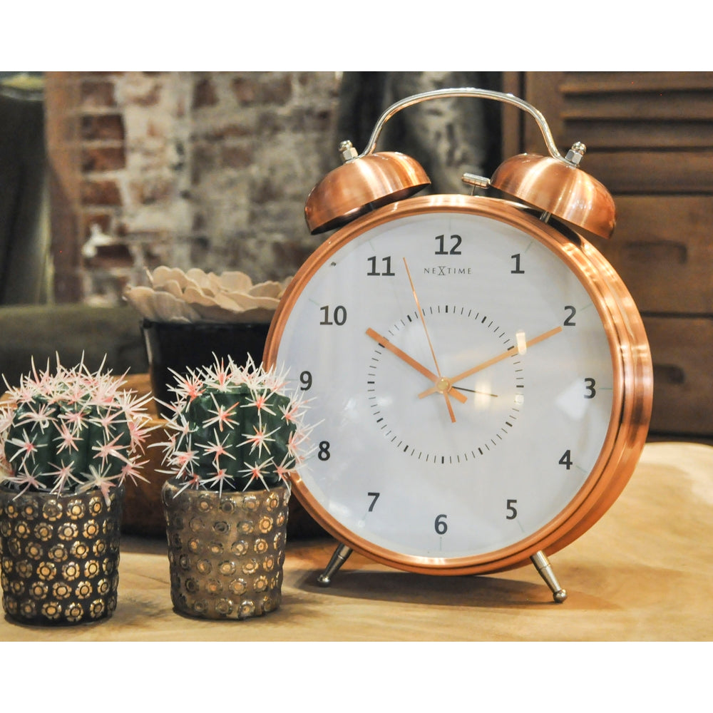 Wake Up Mantel Clock 23cm