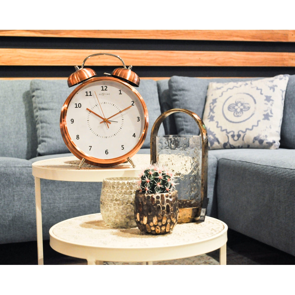 Wake Up Mantel Clock 23cm