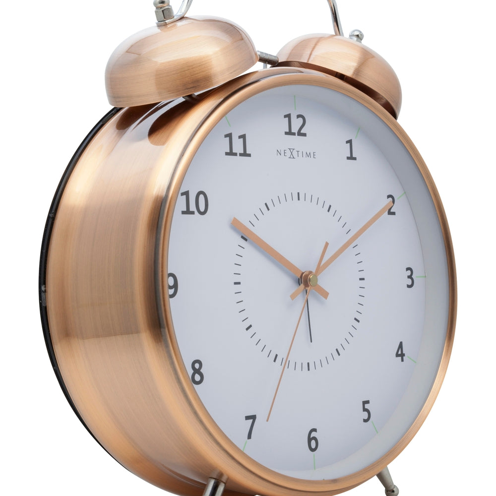 Wake Up Mantel Clock 23cm