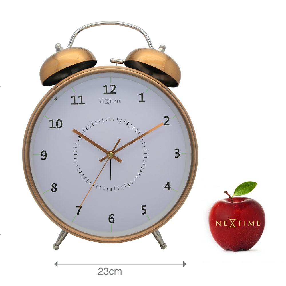 Wake Up Mantel Clock 23cm