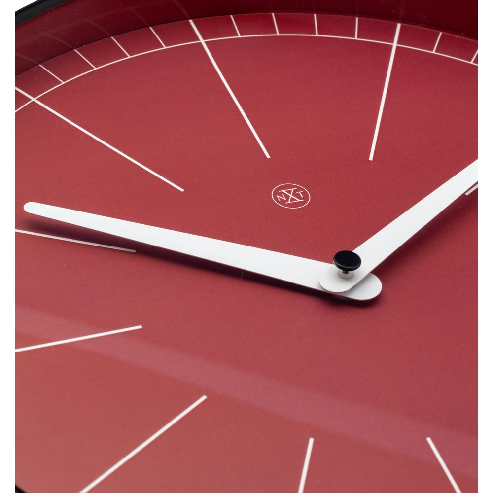 Red Axel Wall Clock 25cm