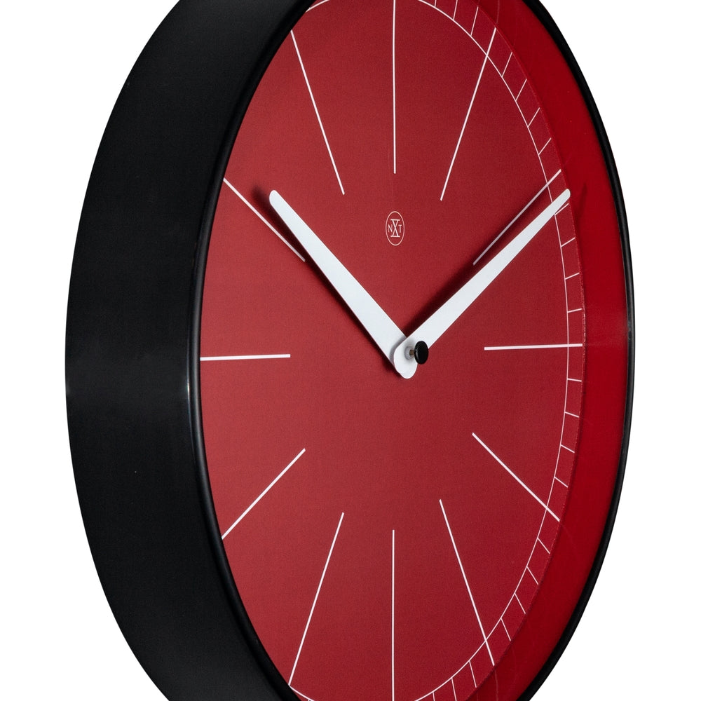 Red Axel Wall Clock 25cm