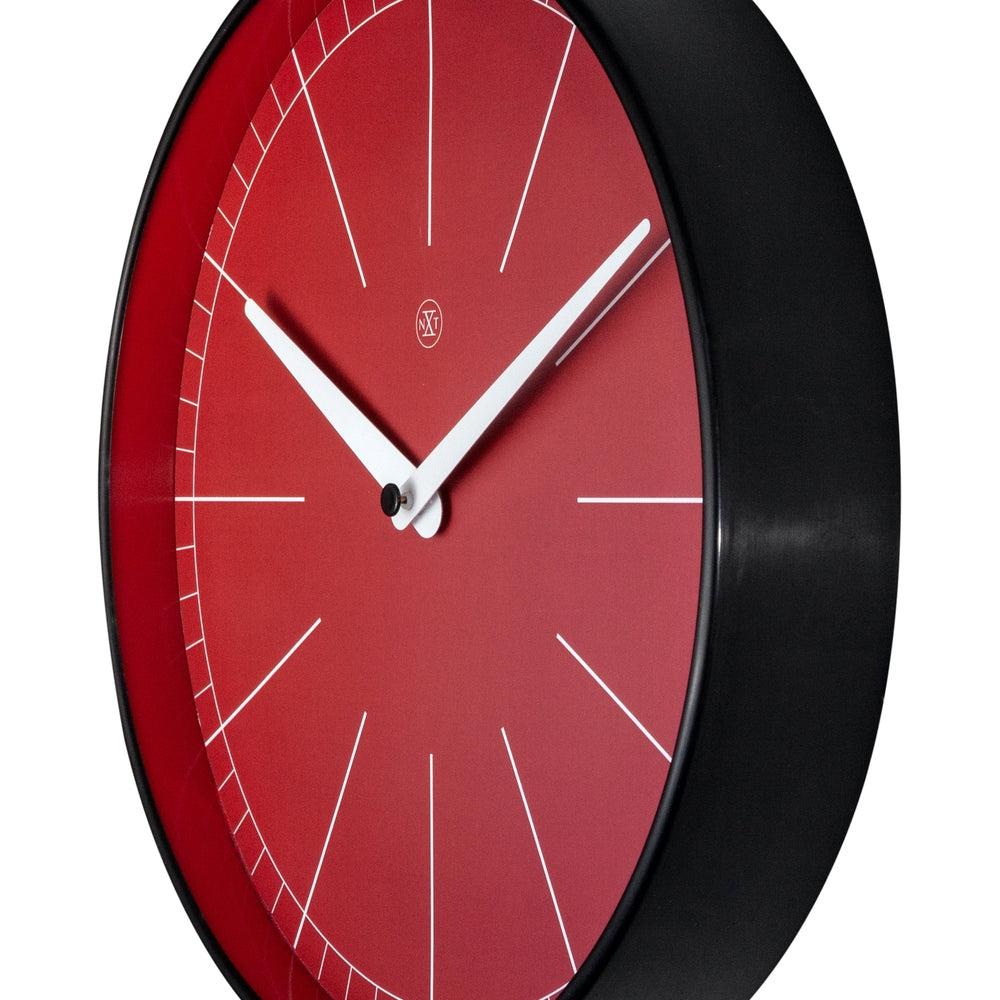 Red Axel Wall Clock 25cm
