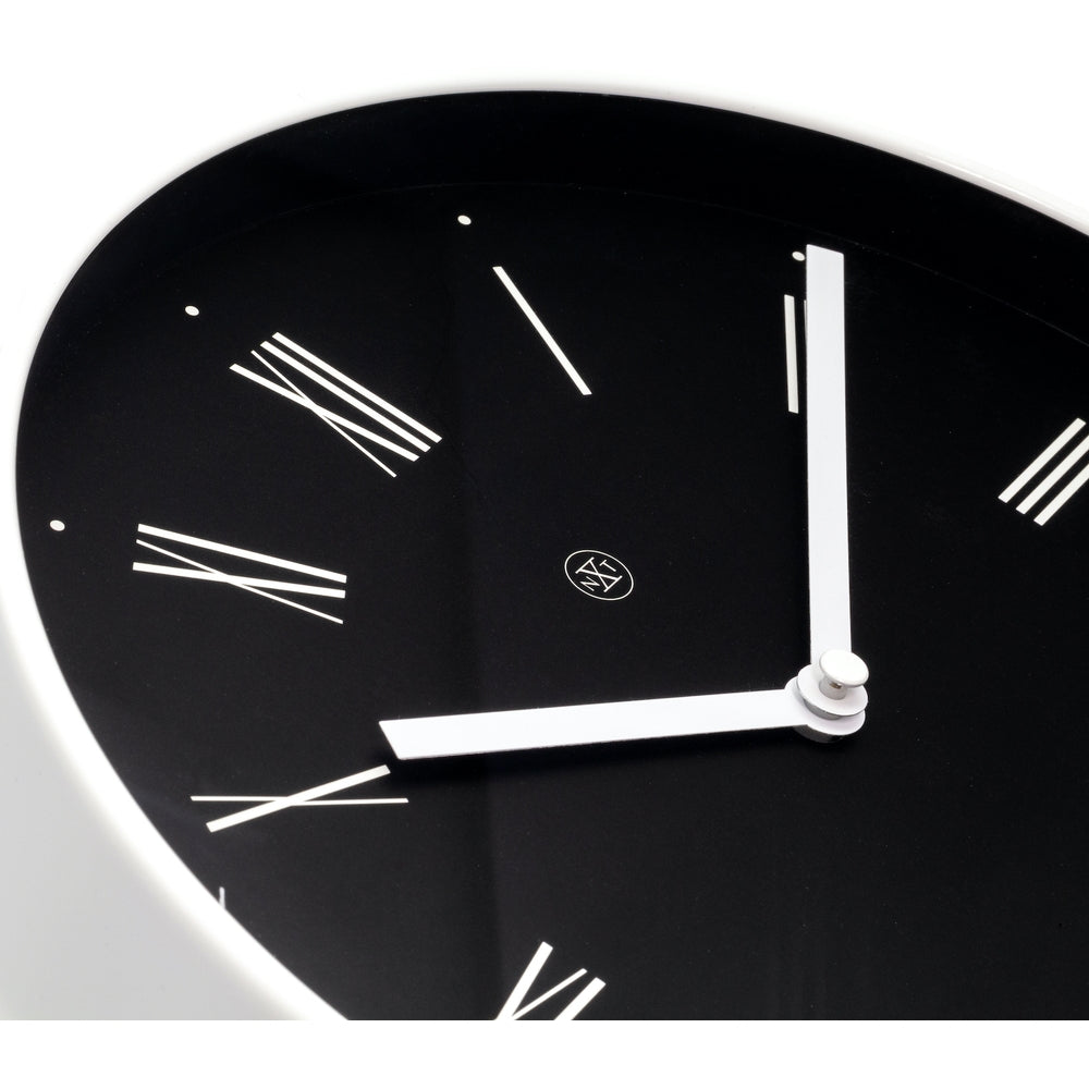 Black Irving Wall Clock 25cm