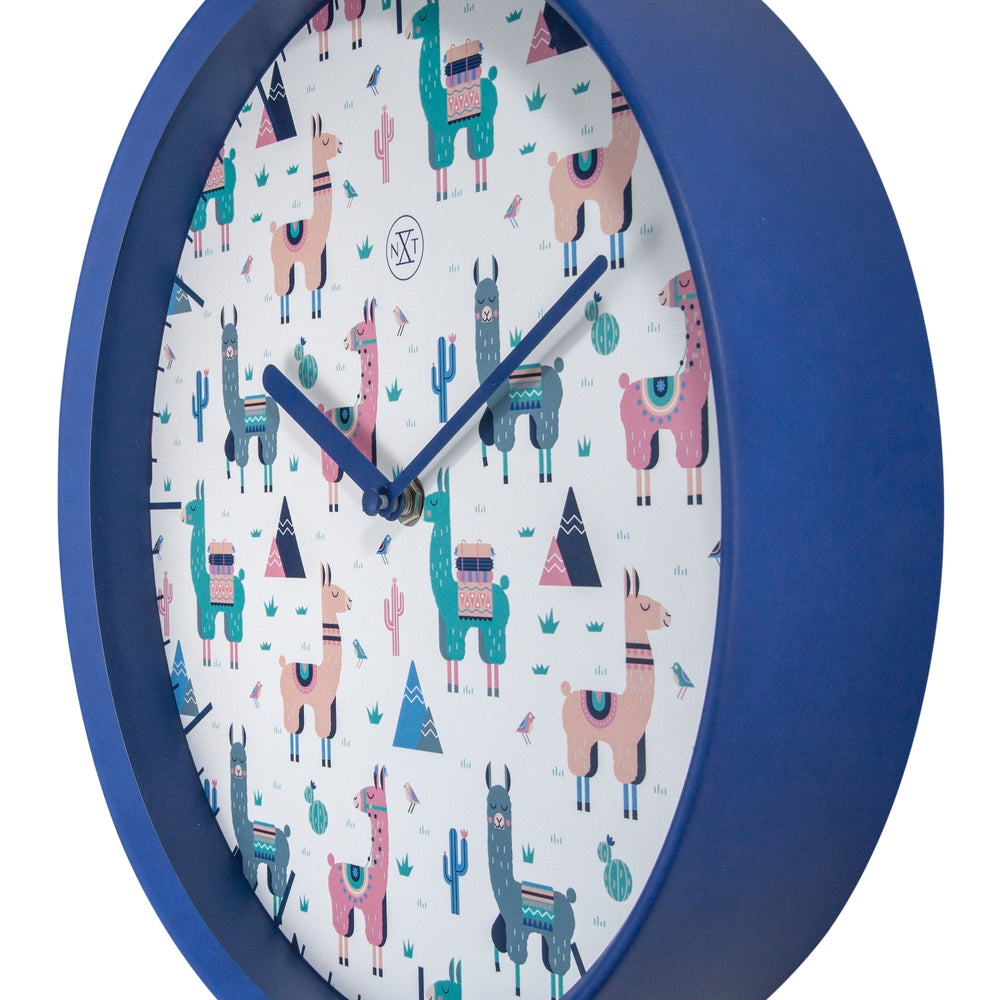 White Alpaca Wall Clock 30cm