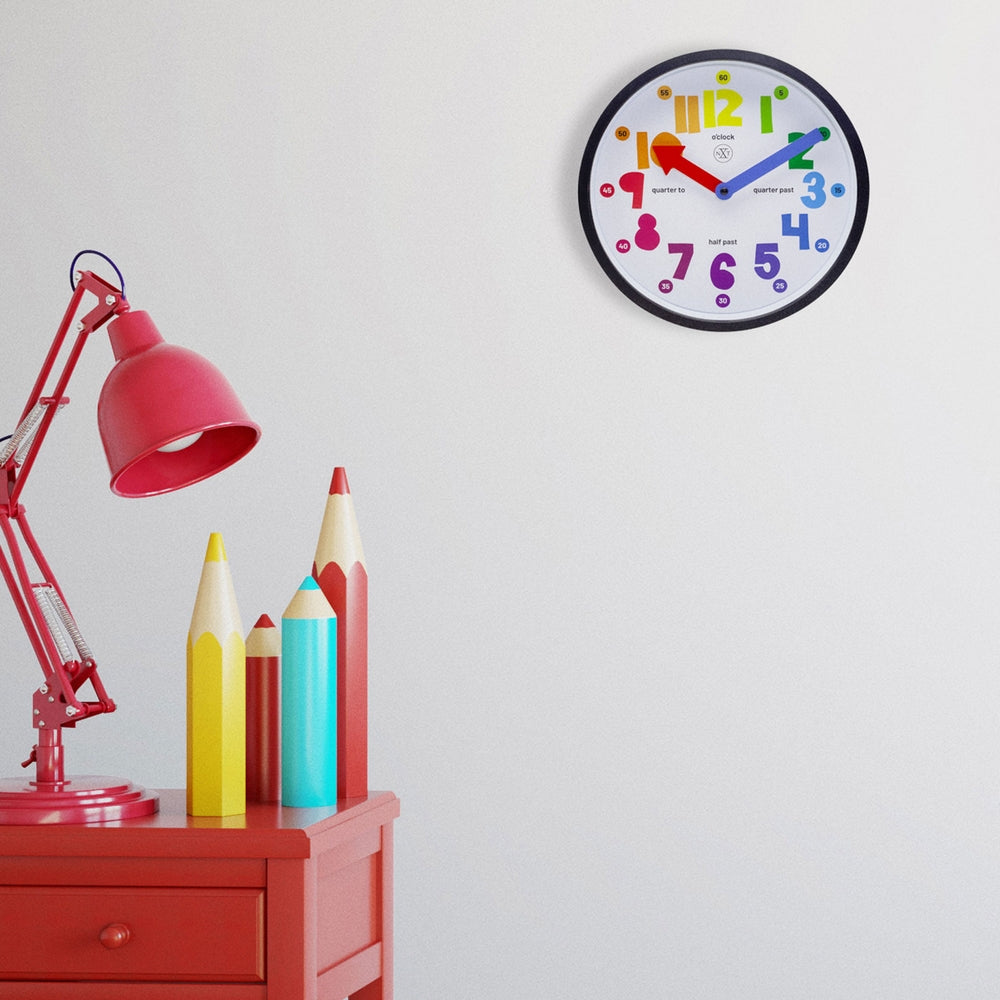 White Sophia Wall Clock 26cm