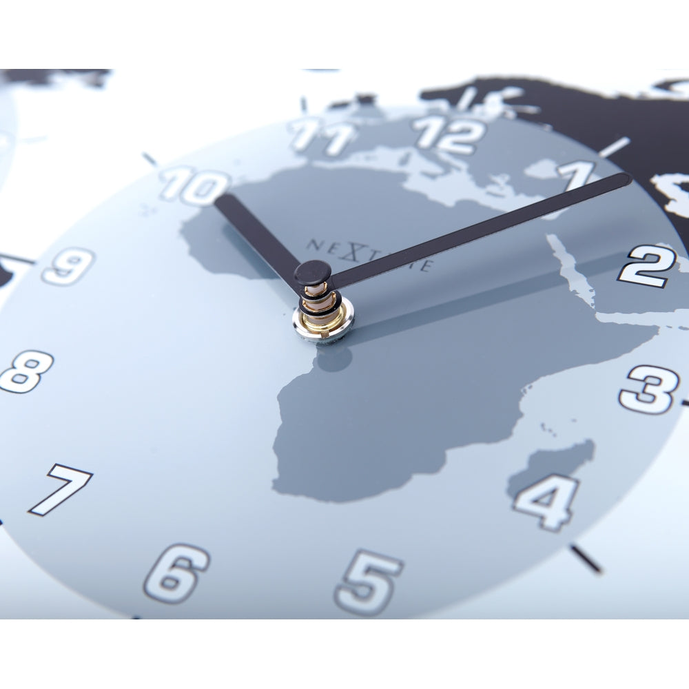 White Mondial Wall Clock 50cm