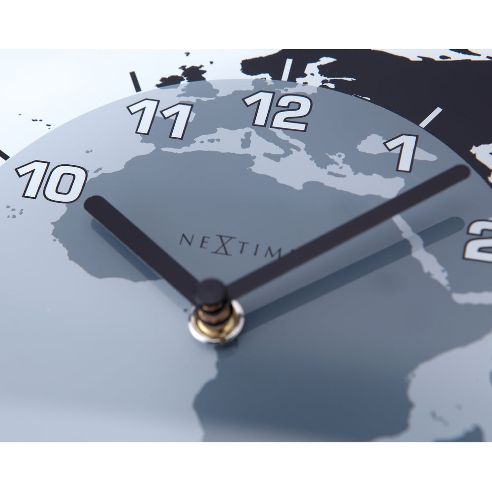 White Mondial Wall Clock 50cm