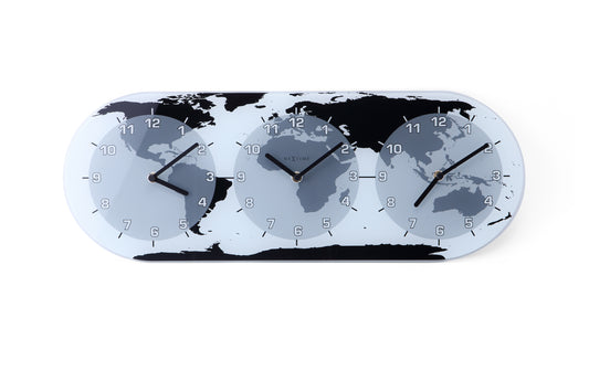 White Mondial Wall Clock 50cm