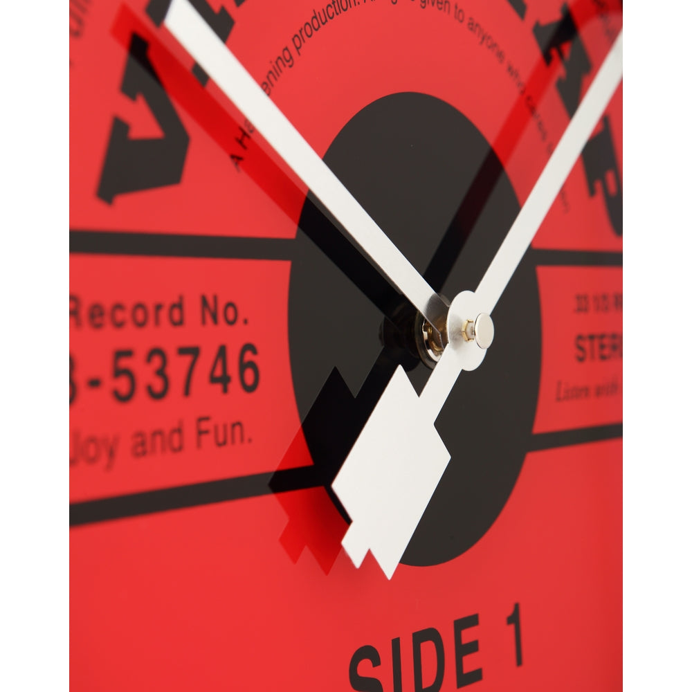 Vinyl Tap Wall Clock 43cm