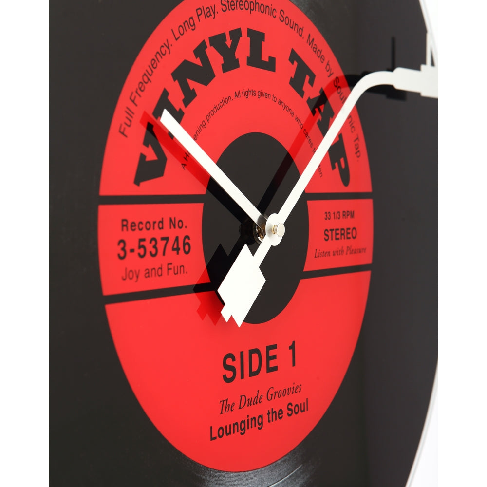 Vinyl Tap Wall Clock 43cm