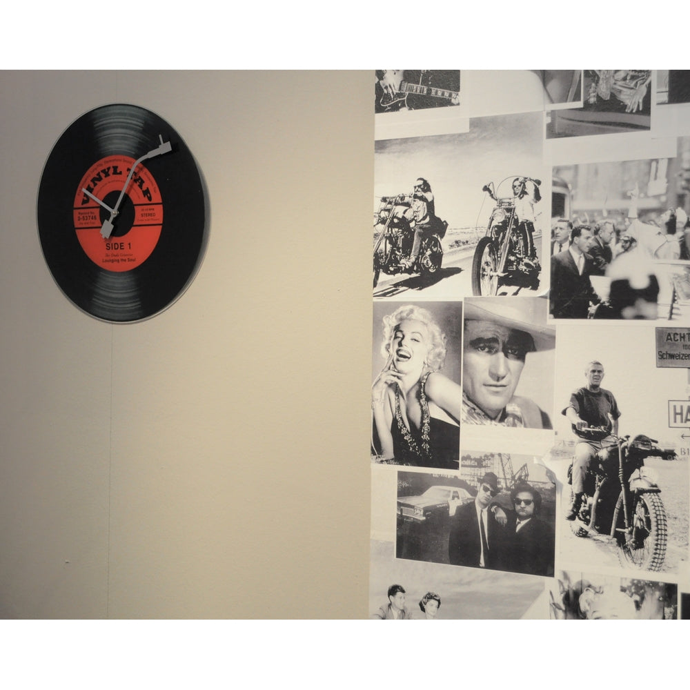 Vinyl Tap Wall Clock 43cm