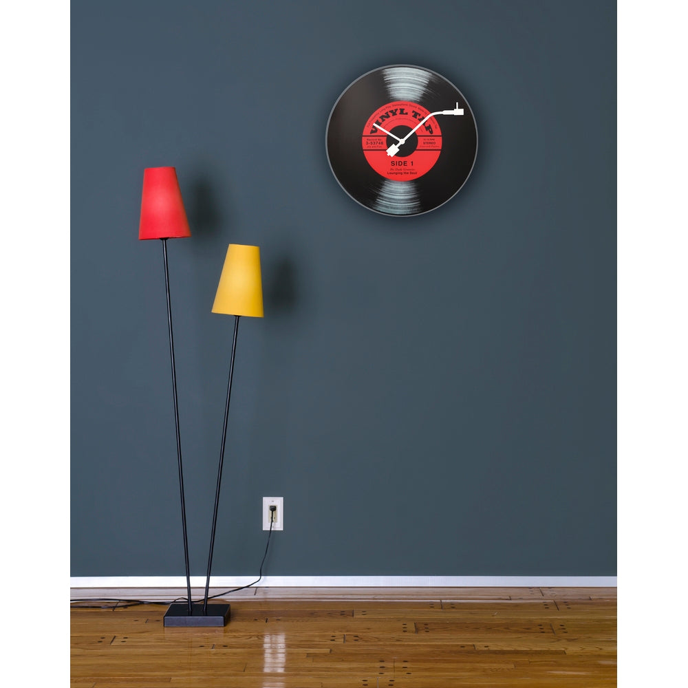 Vinyl Tap Wall Clock 43cm