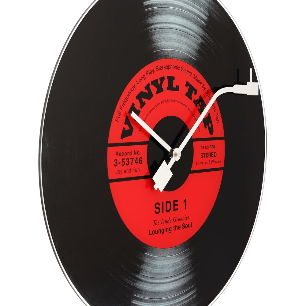 Vinyl Tap Wall Clock 43cm