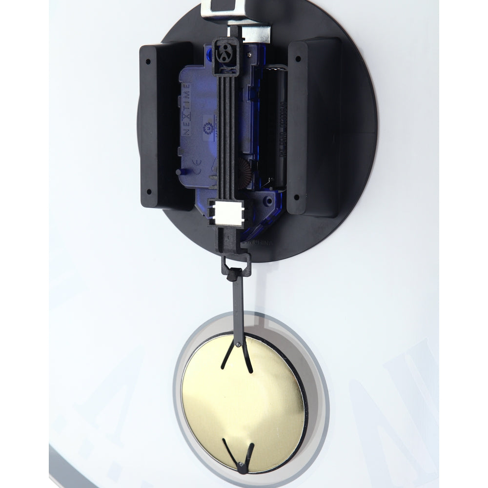 White Romana Wall Clock 43cm
