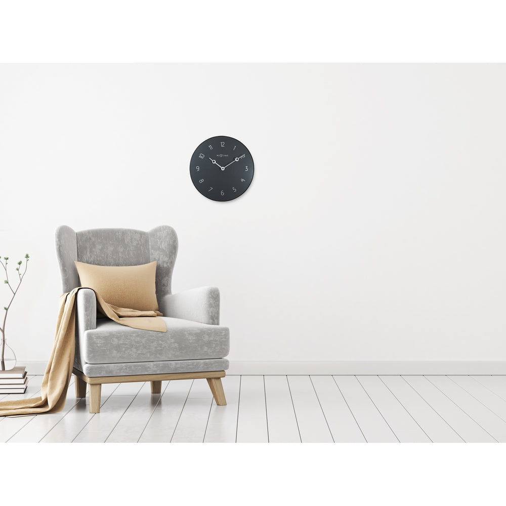 Grey Carousel Wall Clock 40cm
