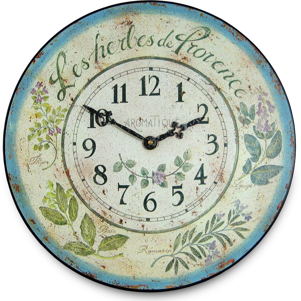 Herbs Wall Clock 36cm