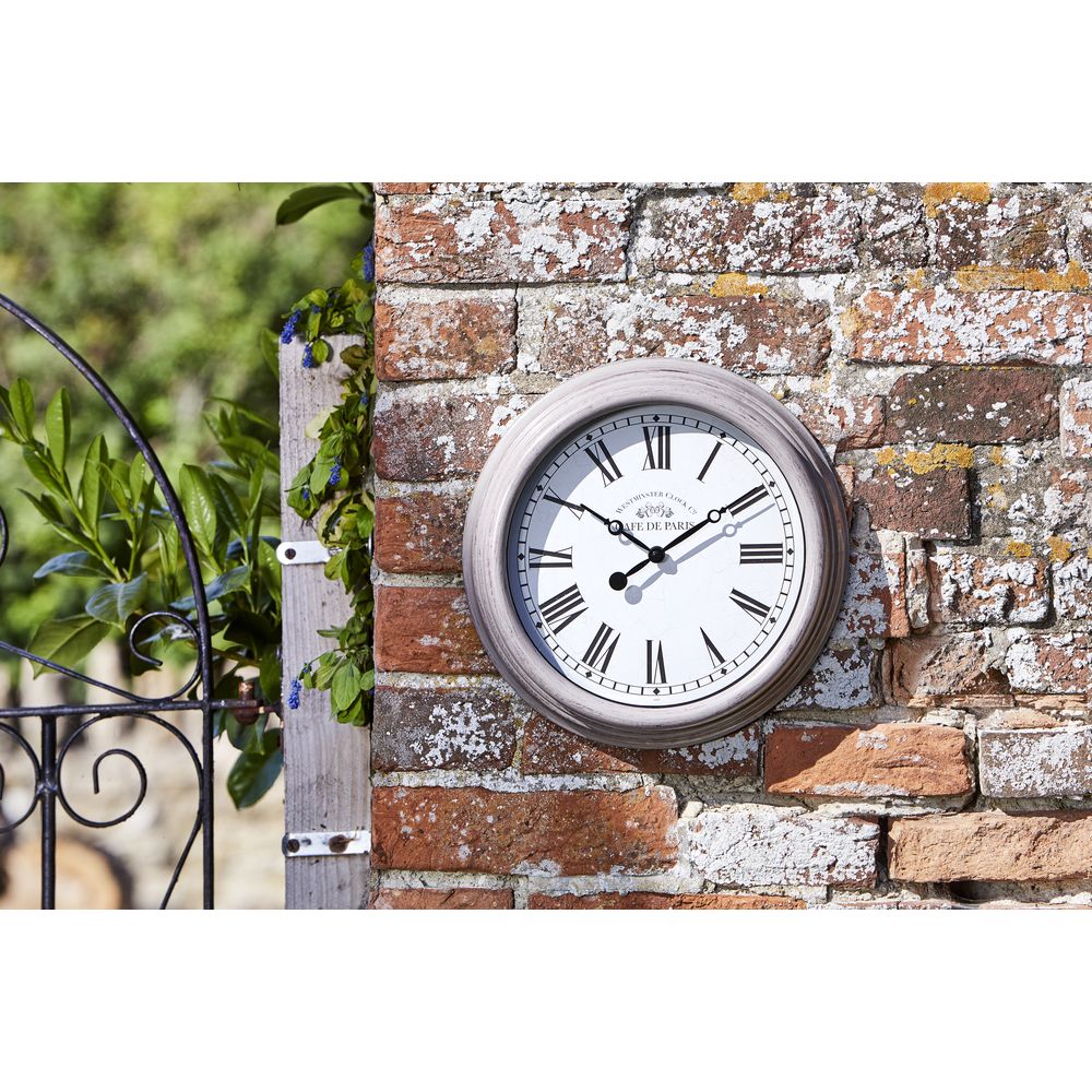 Biarritz Outdoor Wall Clock 30cm