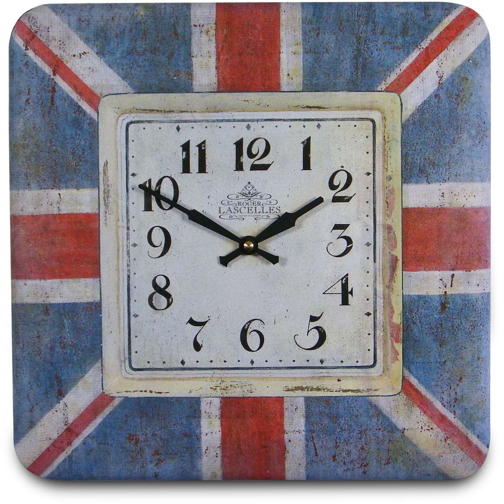 Union Jack Wall Clock 31cm