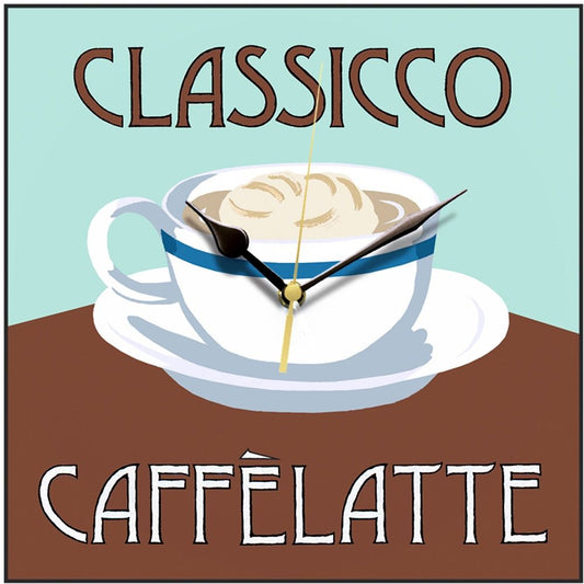 Perkins & Morely Caffe Latte Wall Clock 28.5cm