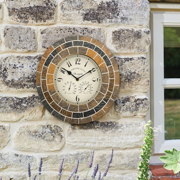 Stonegate Mosaic 34cm - TickTockClocks