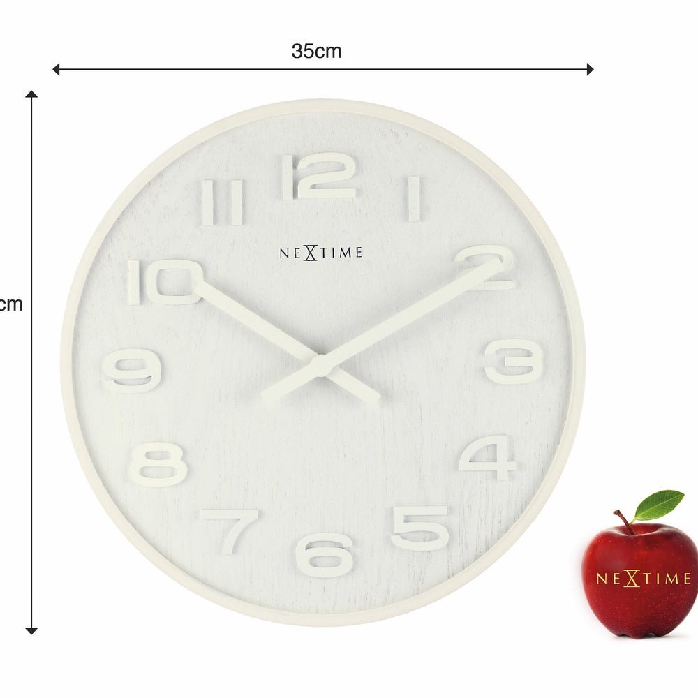 Wood Wood Medium Wall Clock 35cm - TickTockClocks