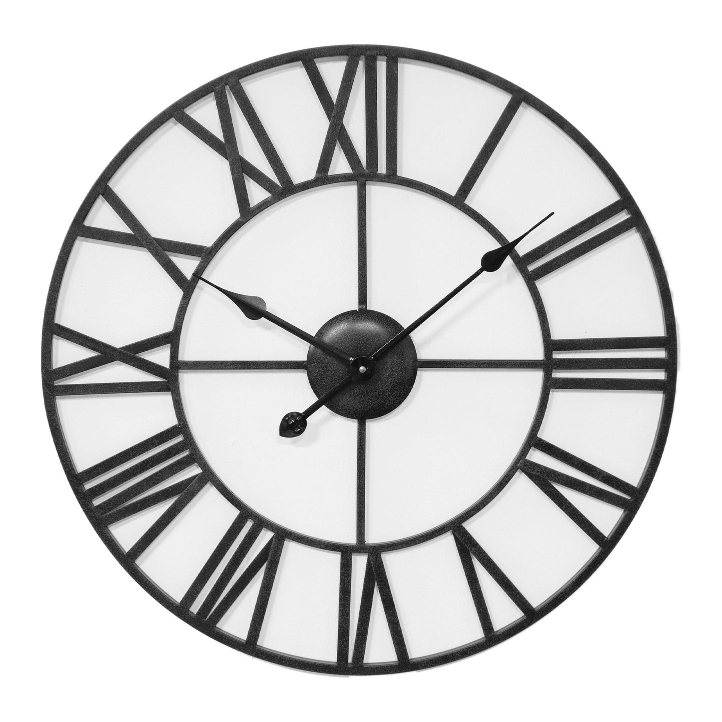 Wrought Metal Cut Out Wall Clock 60cm - TickTockClocks