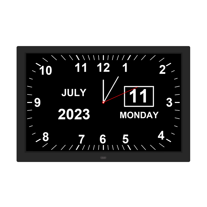 Extra-large Dementia Clock with Medication Reminders & Selectable Analogue/Digital Displays (15 inch)