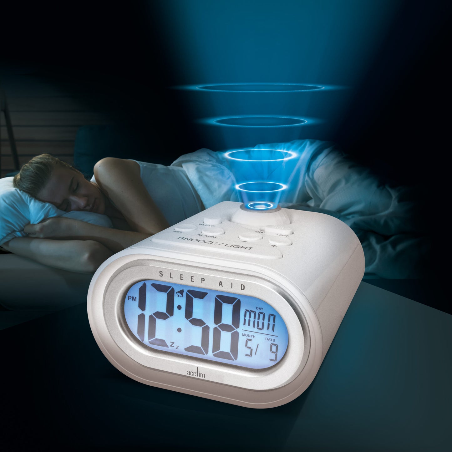 Dormir Sleep & Projection Digital Alarm Clock 15cm