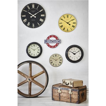 Large Swiss Clockmaker's Wall Clock 49.6cm
