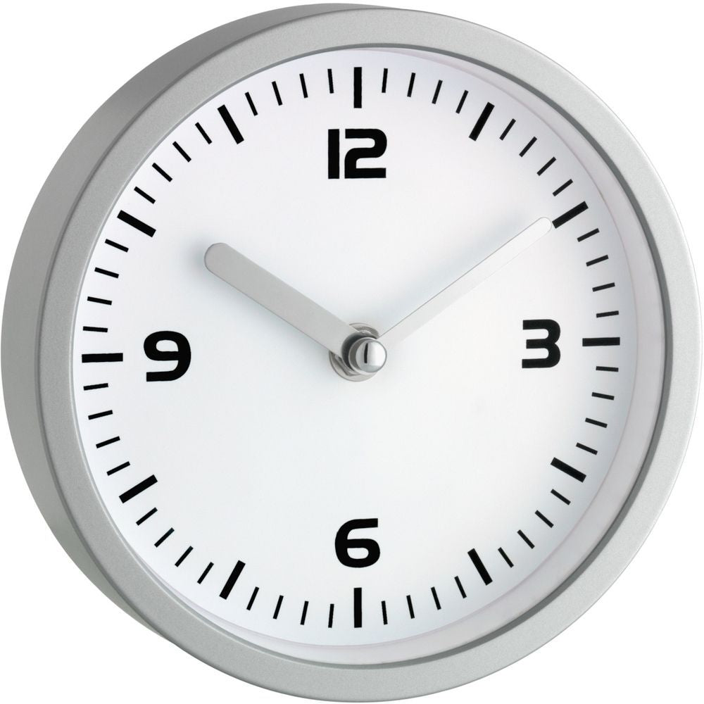 Bathroom Wall Clock With Suction Pads 16.5cm