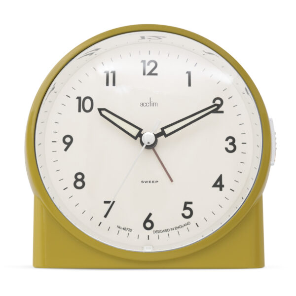 Arlo Sweep Analogue Alarm Clock 12cm