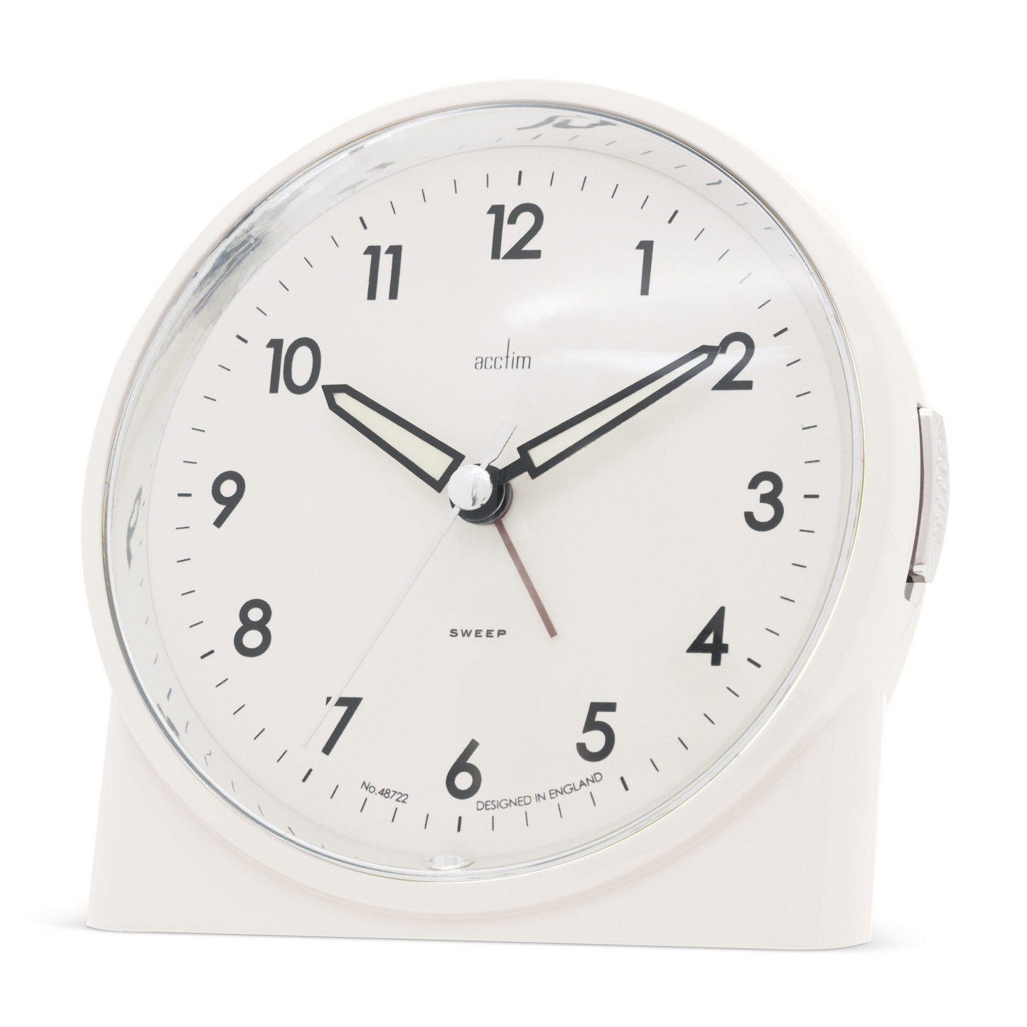 Arlo Sweep Analogue Alarm Clock 12cm
