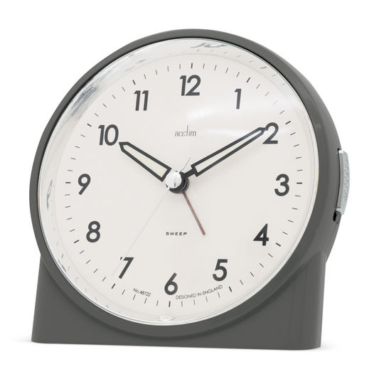 Arlo Sweep Analogue Alarm Clock 12cm