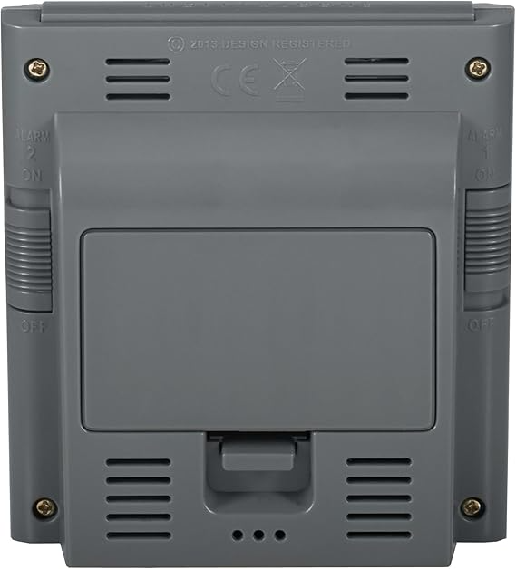 Chula Radio Controlled LCD Digital Alarm Clock 10cm