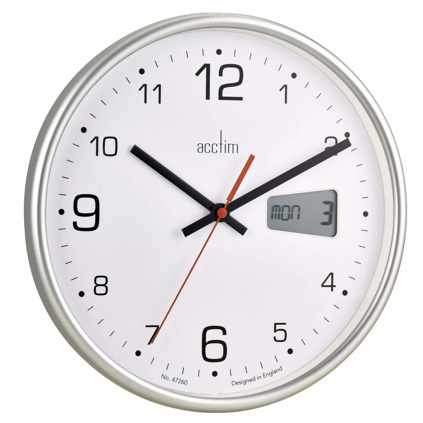 Kalendar Wall Clock 27cm