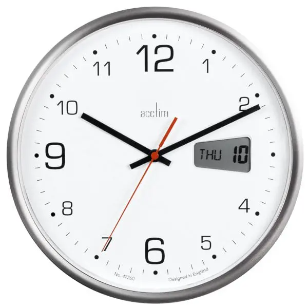 Kalendar Wall Clock 27cm